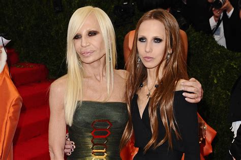 donatella versace e figlia|what happened to donatella versace.